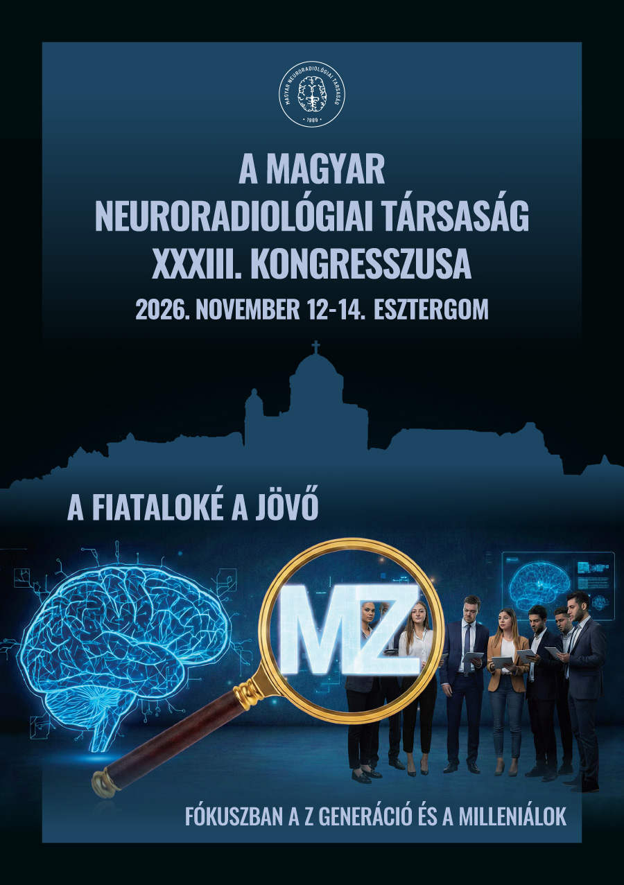 A Magyar Neuroradiológiai Társaság 2026. évi Kongresszusa és Akkreditált Továbbképző Tanfolyama